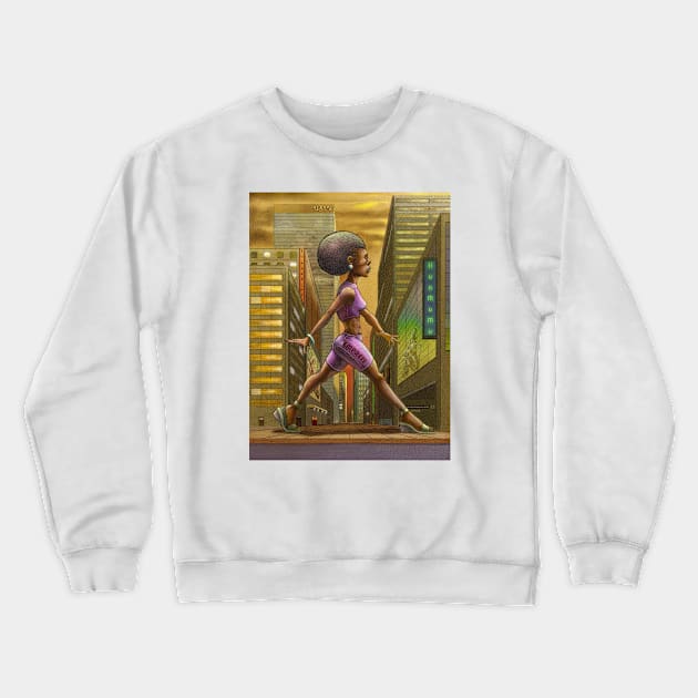 Short Empress Revise Crewneck Sweatshirt by UBiv Art Gallery